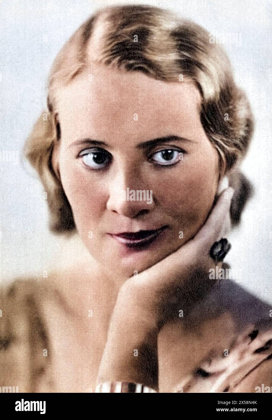 Straub, Agnès, 2.4.1890 - 8,7. 1941, actrice allemande, portrait, vers 1920, AUTORISATION-DROITS-SUPPLÉMENTAIRES-INFO-NON-DISPONIBLE Banque D'Images