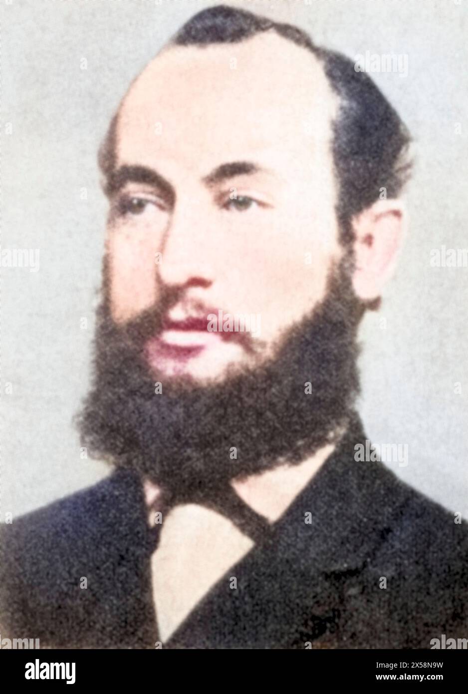 Hasenclever, Wilhelm, 19.4.1837 - 3,7.1889, homme politique allemand, portrait, INFORMATIONS-AUTORISATION-DROITS-SUPPLÉMENTAIRES-NON-DISPONIBLES Banque D'Images