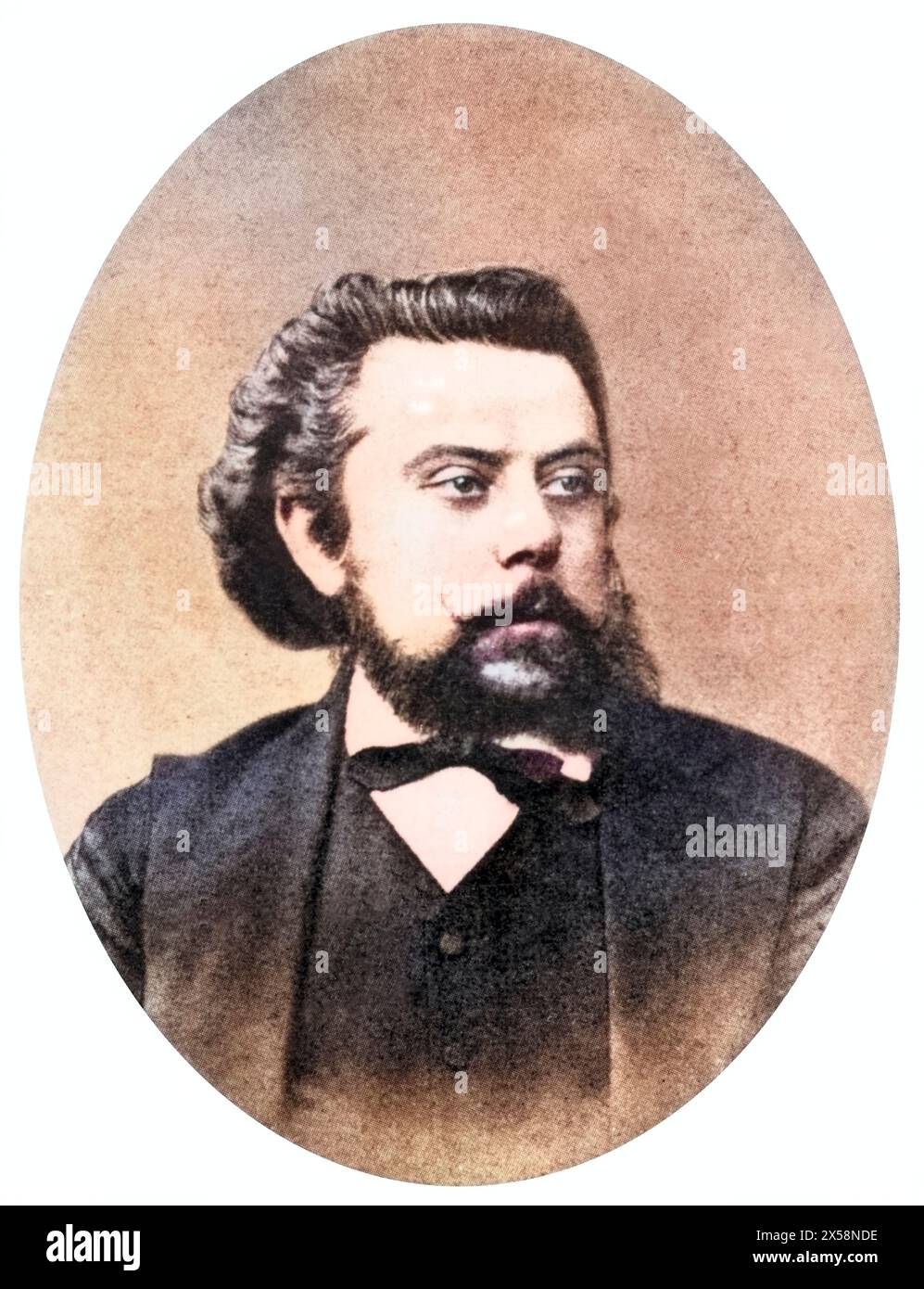 Mussorgski, Modest P., 21.3.1839 - 28.3,1881, musicien russe (compositeur), portrait, XIXE SIÈCLE, AUTORISATION-DROITS-SUPPLÉMENTAIRES-INFO-NON-DISPONIBLE Banque D'Images