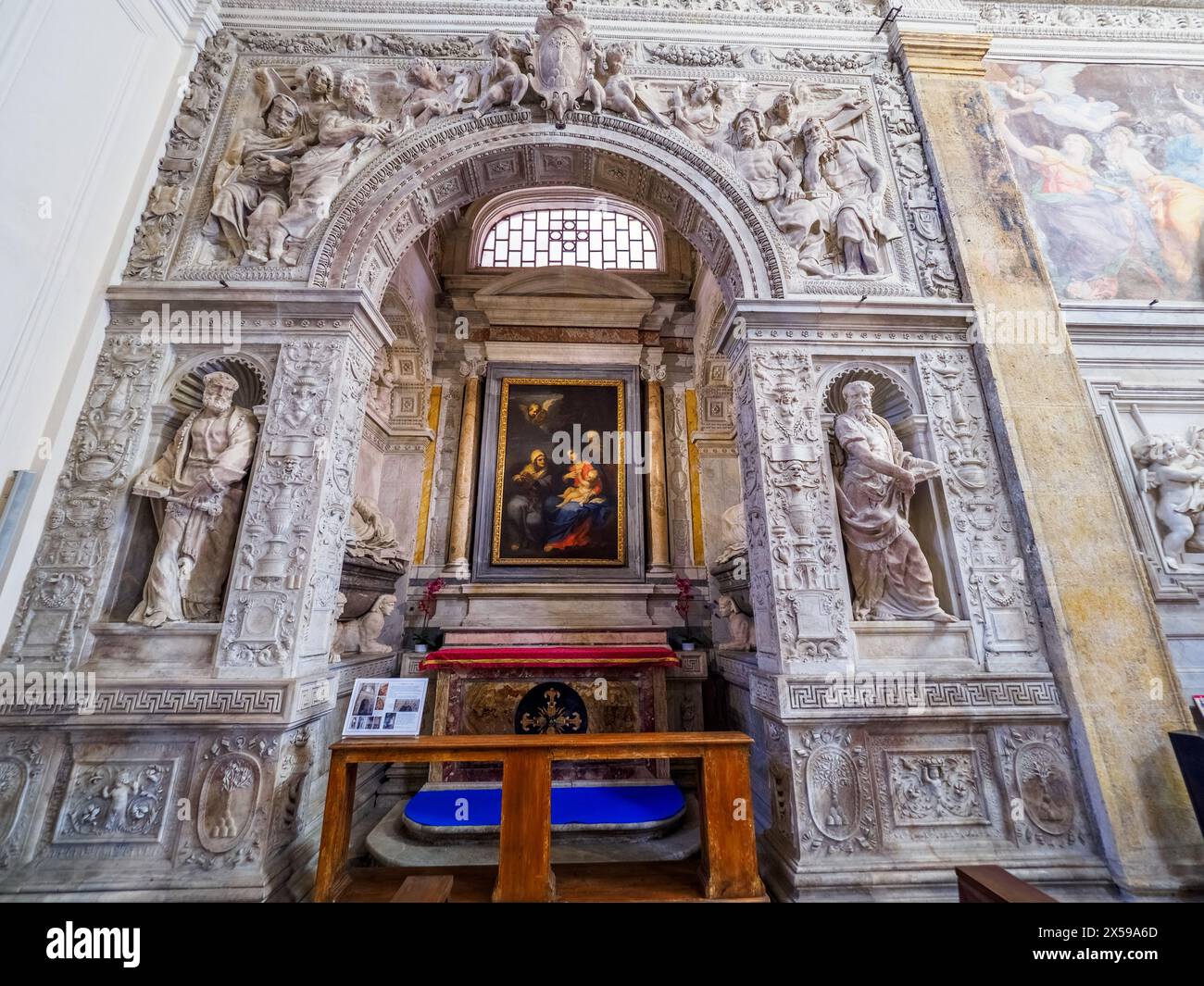 Chapelle de Cesi dans l'église de Santa Maria della Pace - Rome, Italie Banque D'Images
