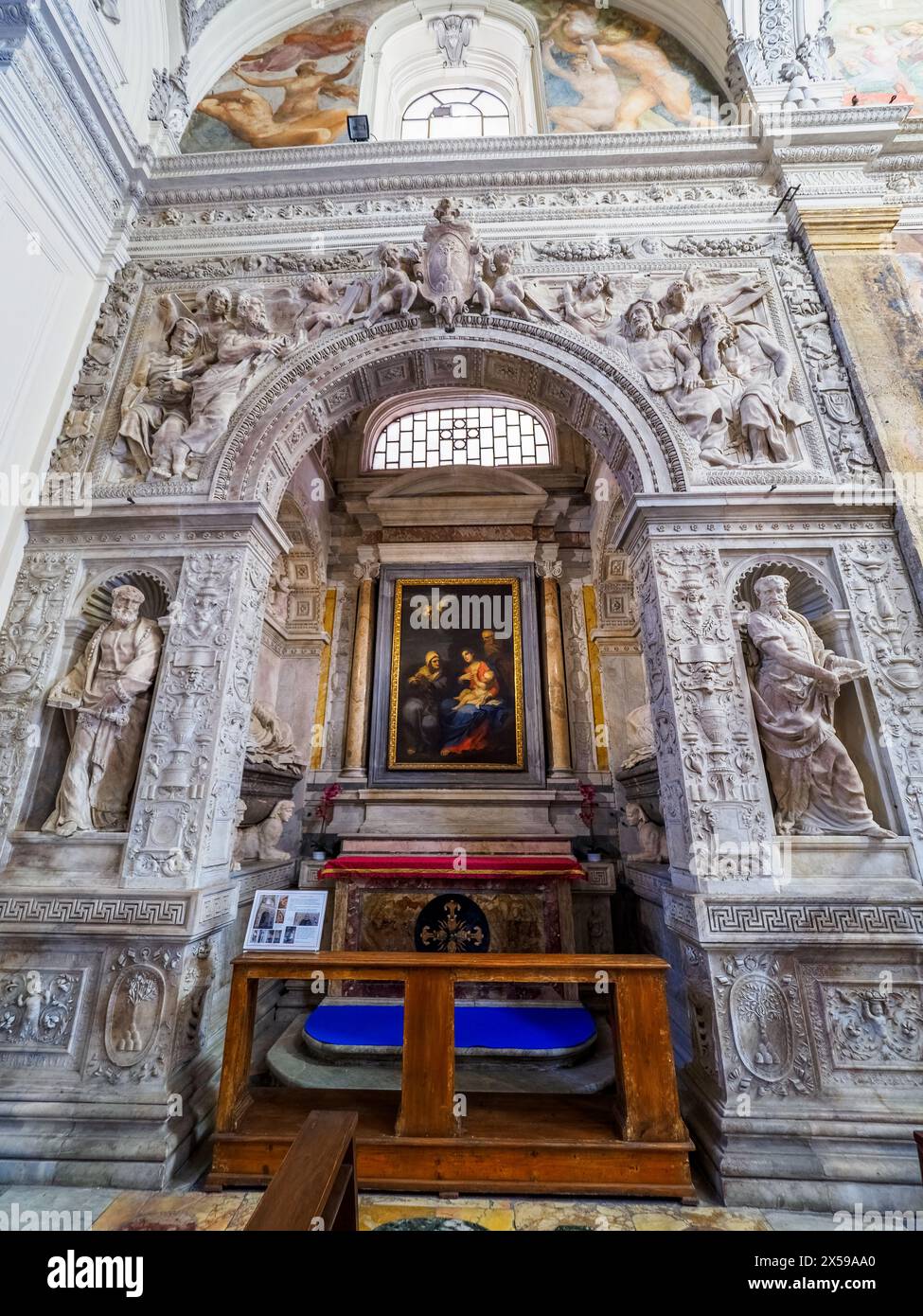 Chapelle de Cesi dans l'église de Santa Maria della Pace - Rome, Italie Banque D'Images