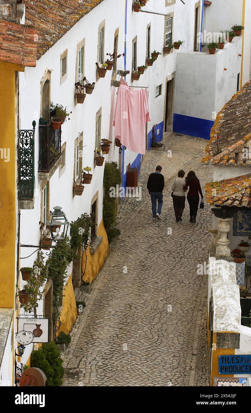 Óbidos. District de Leiria, Portugal Banque D'Images