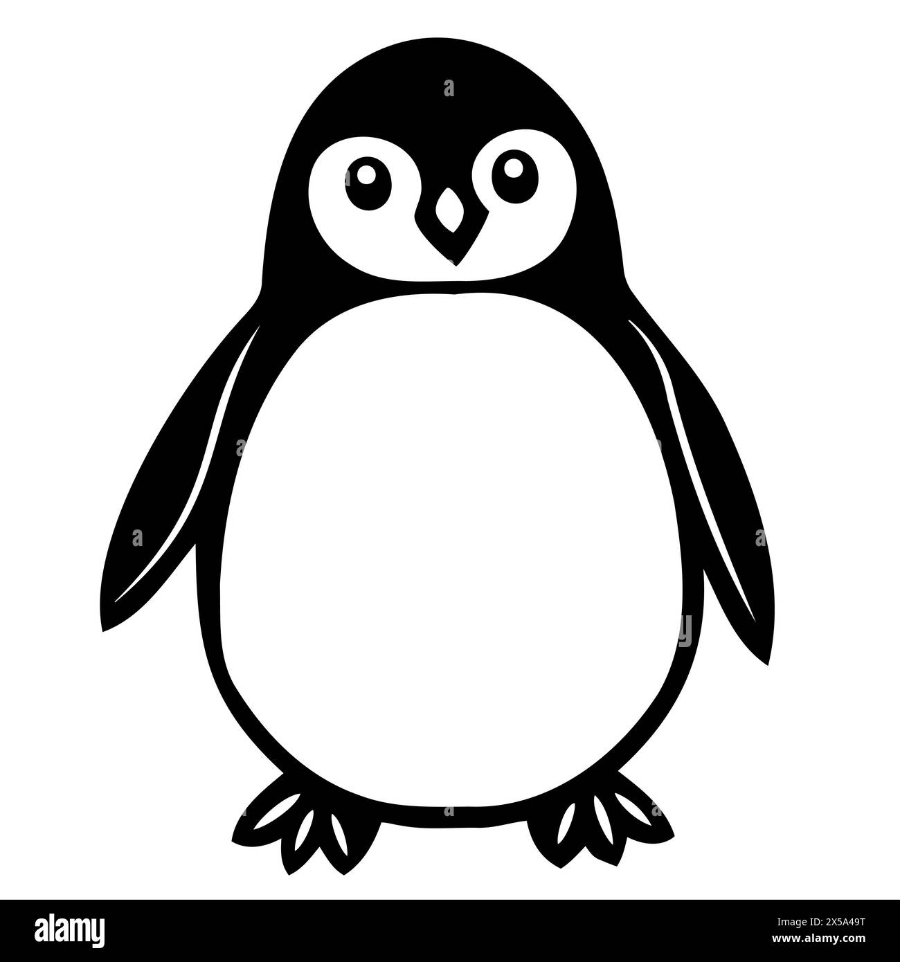 Illustration de pingouin noir et blanc Illustration de Vecteur Illustration de pingouin noir et blanc Illustration de Vecteur
