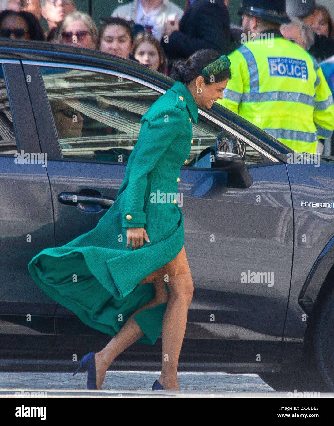 Londres, Angleterre, Royaume-Uni. 8 mai 2024. Akshata MURTY, l'épouse du premier ministre britannique Rishi Sunak, arrive à la cathédrale Saint-Paul pour le service du 10e anniversaire des Jeux Invictus. (Crédit image : © Tayfun Salci/ZUMA Press Wire) USAGE ÉDITORIAL SEULEMENT! Non destiné à UN USAGE commercial ! Banque D'Images