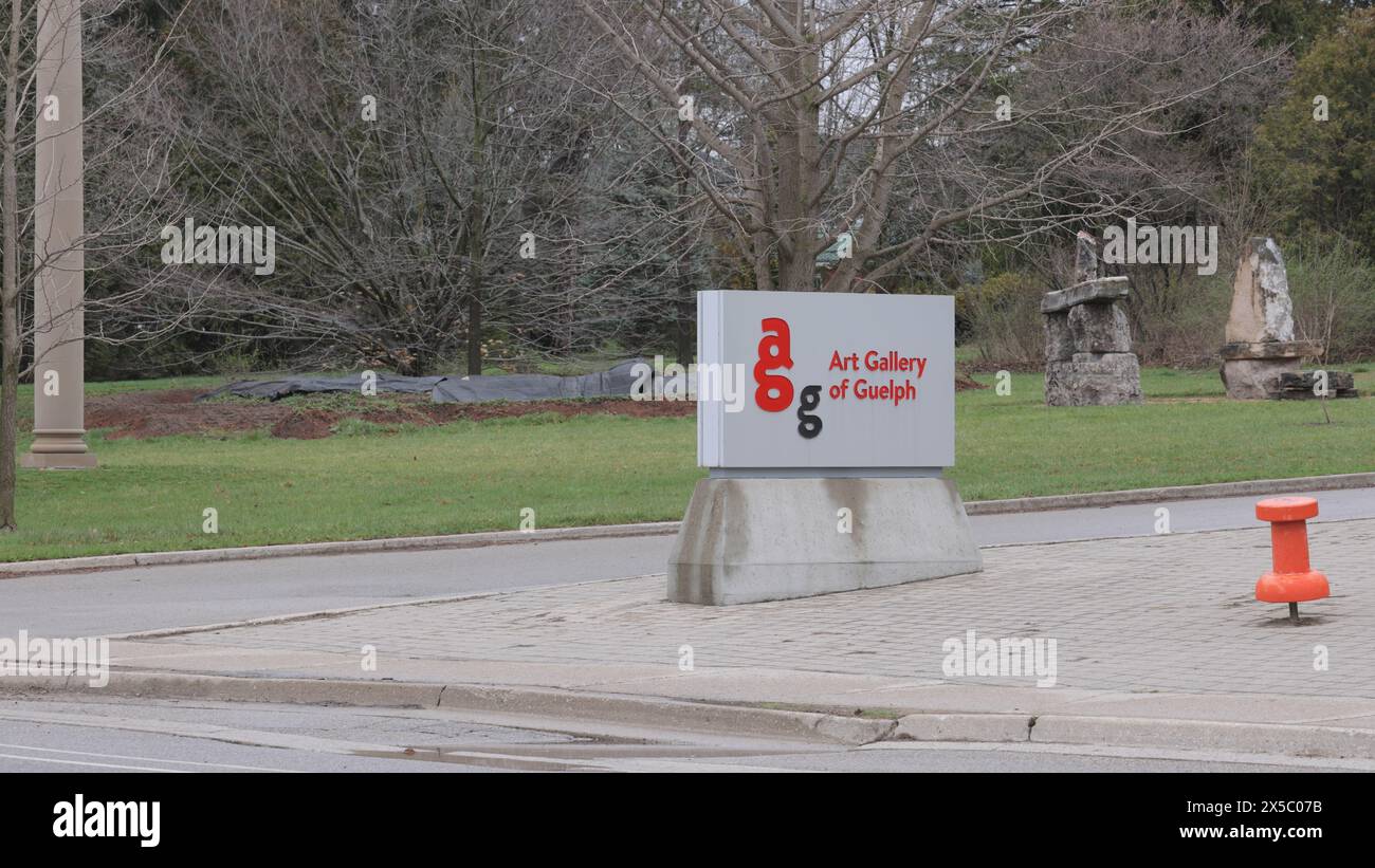 Galerie d'art de Guelph Ontario - GUELPH, CANADA - 13 AVRIL 2024 Banque D'Images