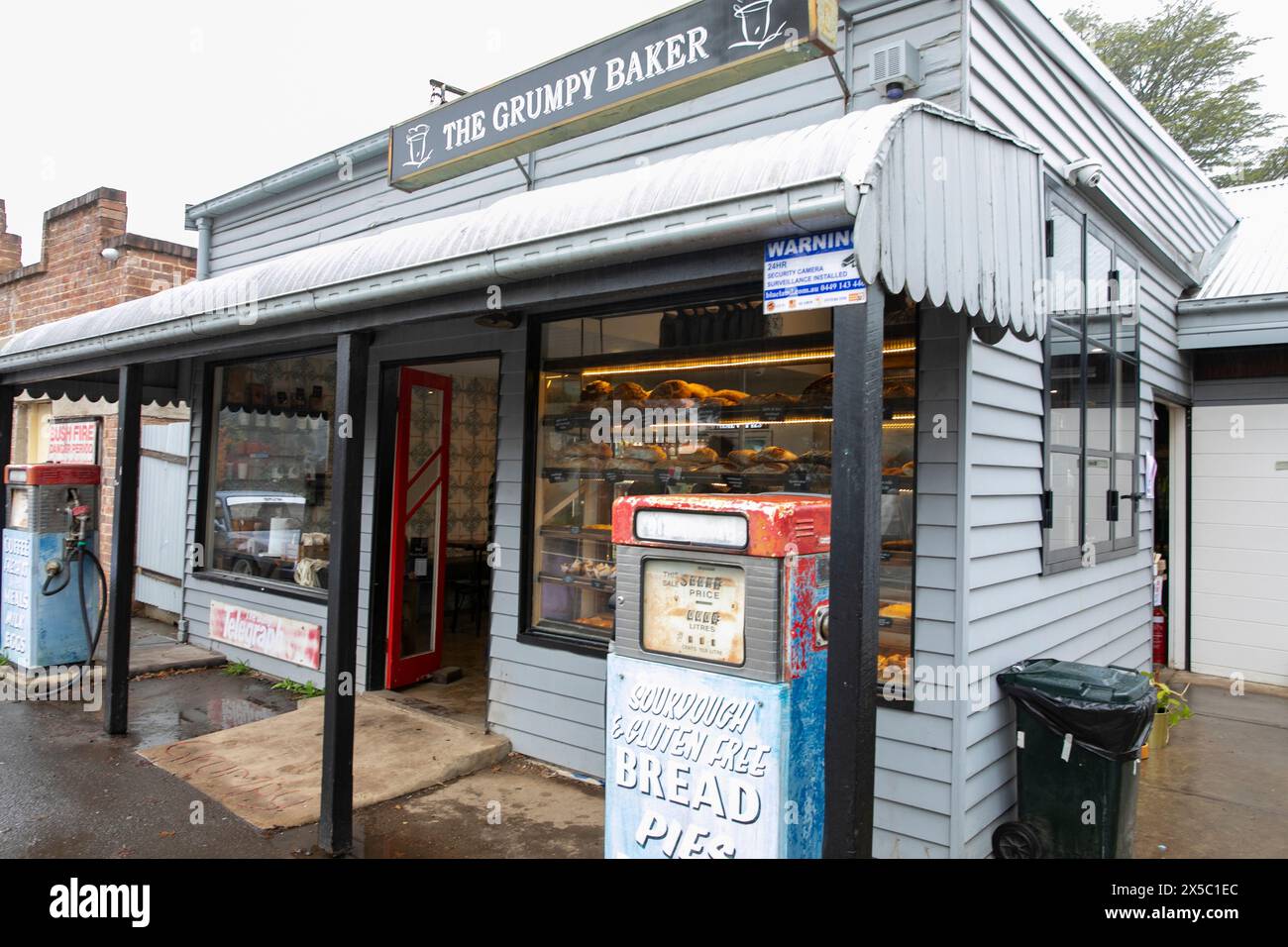 Le café Grumpy Baker et le magasin de tartes à Bilpin, région de Nouvelle-Galles du Sud, Australie Banque D'Images