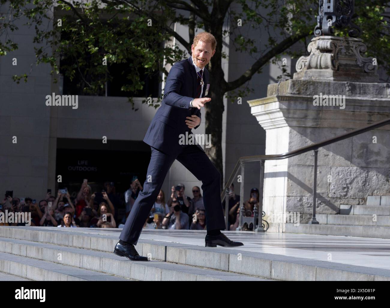 8 mai 2024, Londres, Angleterre, Royaume-Uni - Prince Harry assiste aux Jeux Invictus 10e anniversaire de Thanksgiving, la cathédrale de Paul Banque D'Images