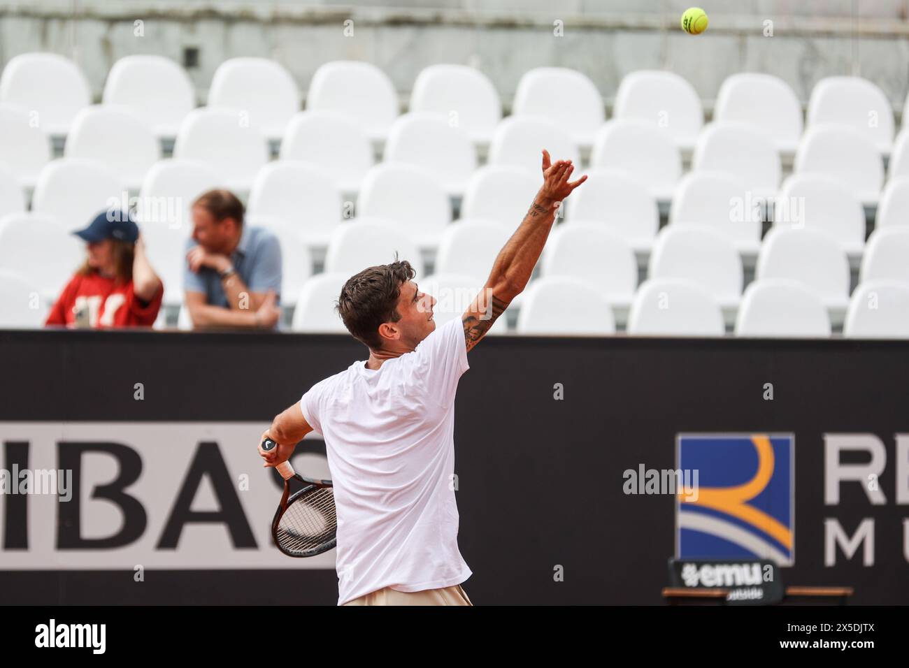 Rome, Italie. 09 mai 2024. Matteo Gigante pendant l'Internazionali BNL d'Italia, match international de tennis à Rome, Italie, 09 mai 2024 crédit : Agence photo indépendante/Alamy Live News Banque D'Images