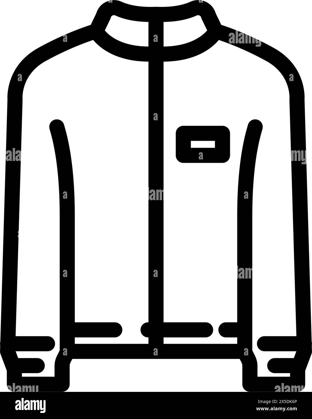 windbreakers streetwear tissu de ligne de mode illustration vectorielle d'icône Illustration de Vecteur