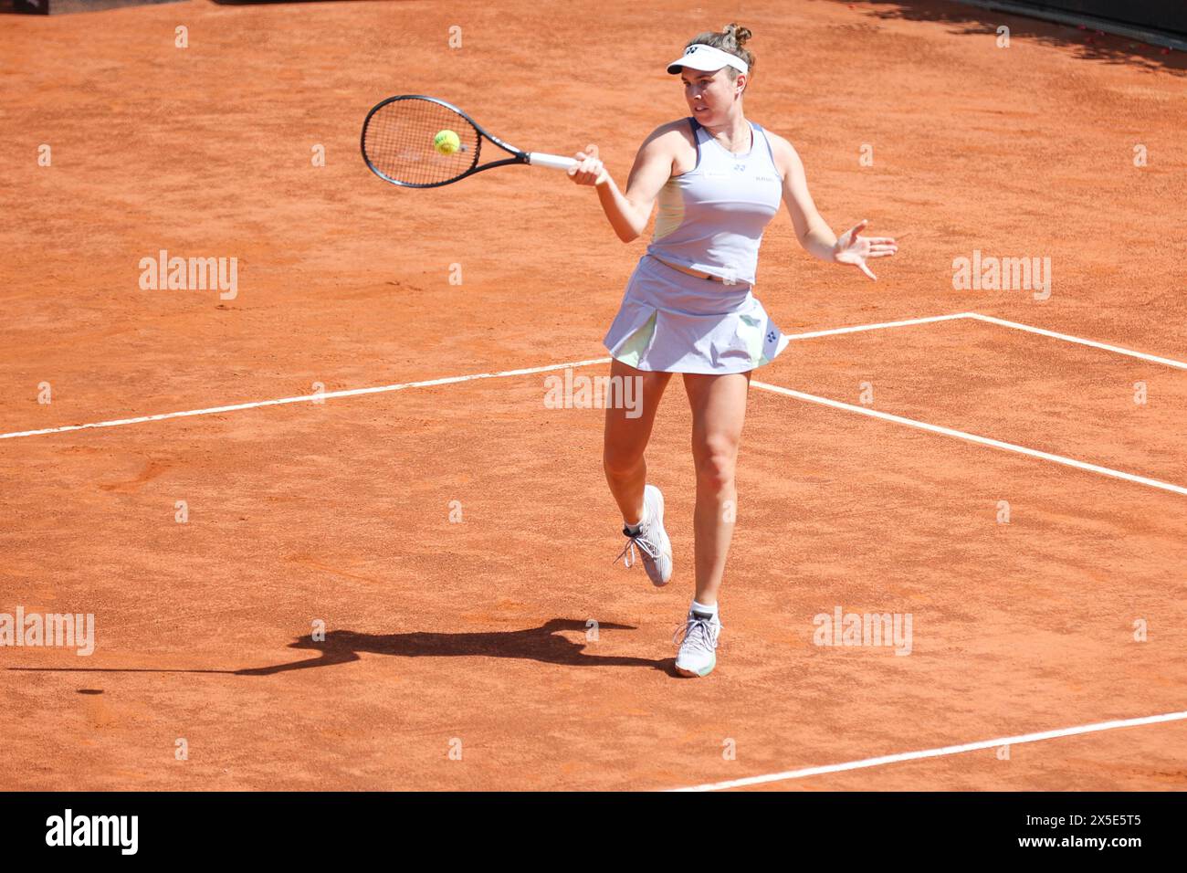 Rome, Italie. 09 mai 2024. Linda Noskova pendant l'Internazionali BNL d'Italia, match international de tennis à Rome, Italie, 09 mai 2024 crédit : Agence photo indépendante/Alamy Live News Banque D'Images