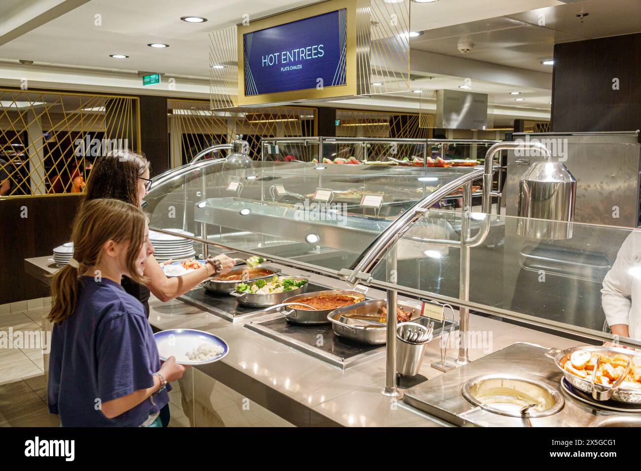 Miami Floride, PortMiami Port de Miami, à bord intérieur intérieur, navire Norwegian Joy Cruise Line, 7 jours Caraïbes, jour en mer, intérieur intérieur intérieur, GA Banque D'Images