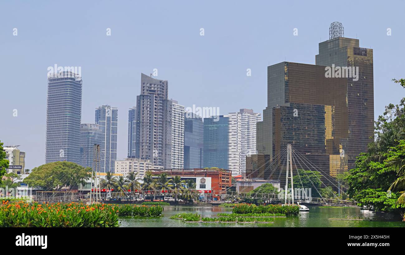 Horizon de Colombo, Colombo, Sri Lanka. Banque D'Images