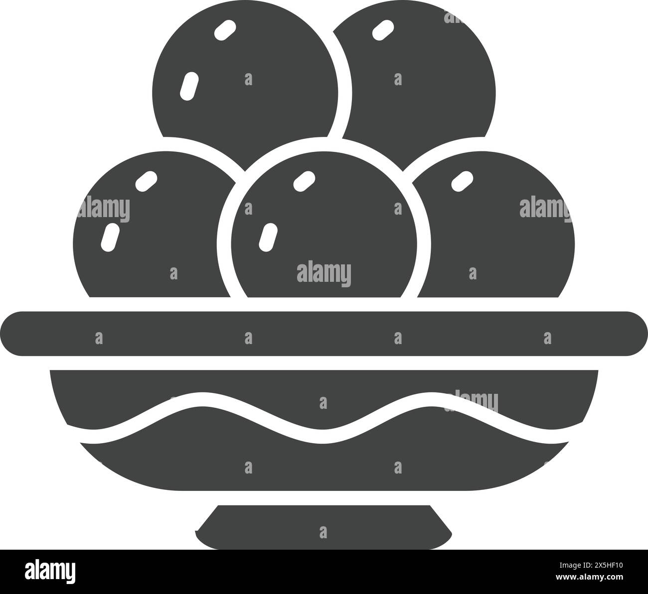 Image vectorielle d'icône Ladoo. Convient pour les applications mobiles, les applications Web et les supports d'impression. Illustration de Vecteur