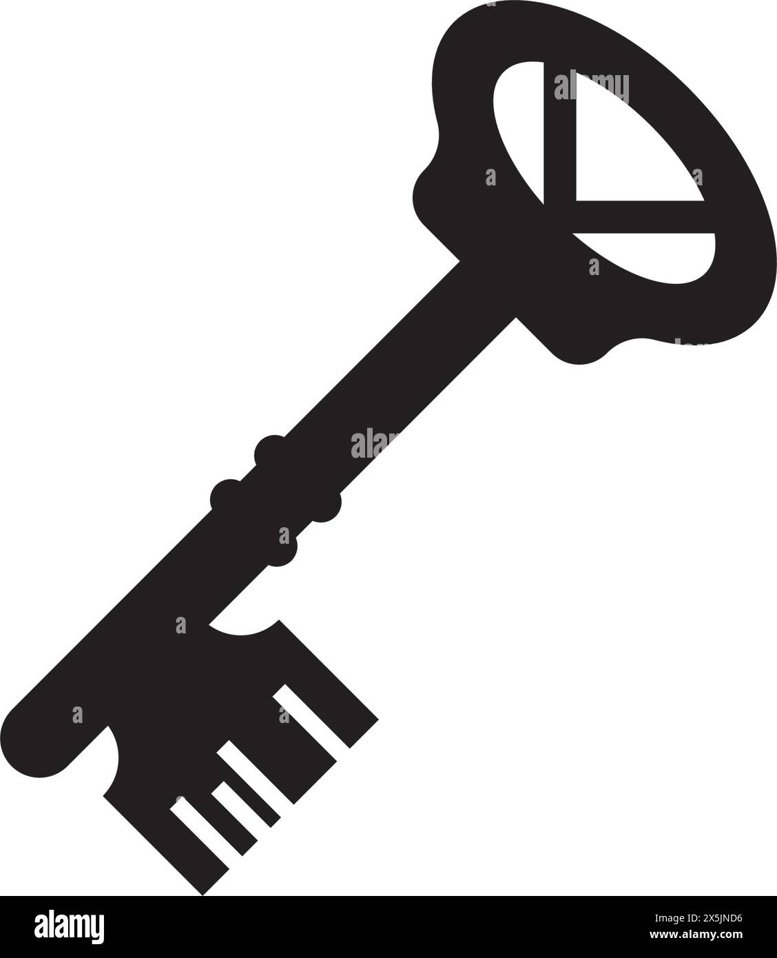 conception de symbole d'illustration vectorielle key ikon Illustration de Vecteur