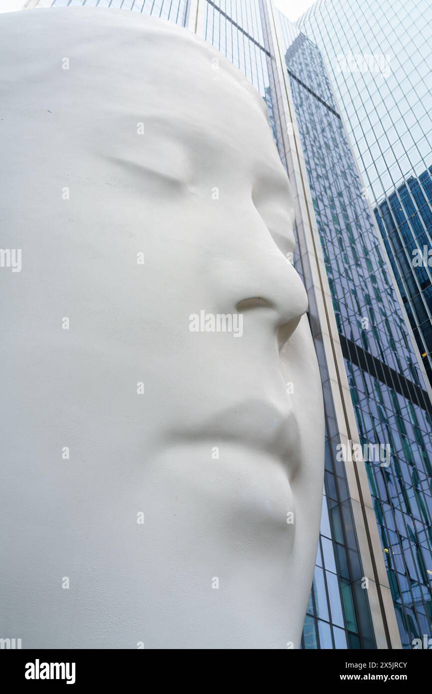Sculpture Dreaming de Jaume Plensa, Toronto, Canada Banque D'Images