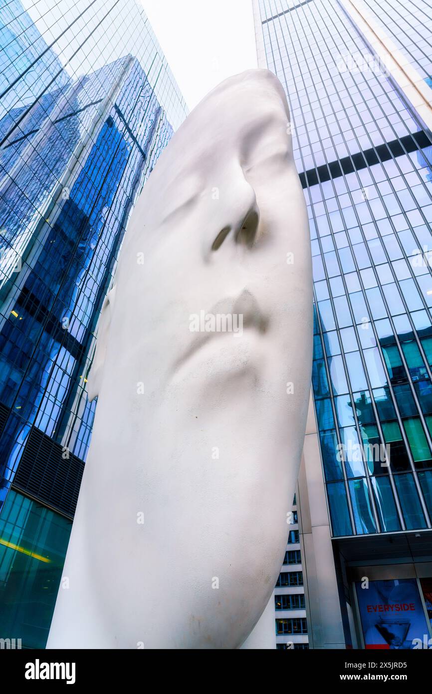 Sculpture Dreaming de Jaume Plensa, Toronto, Canada Banque D'Images