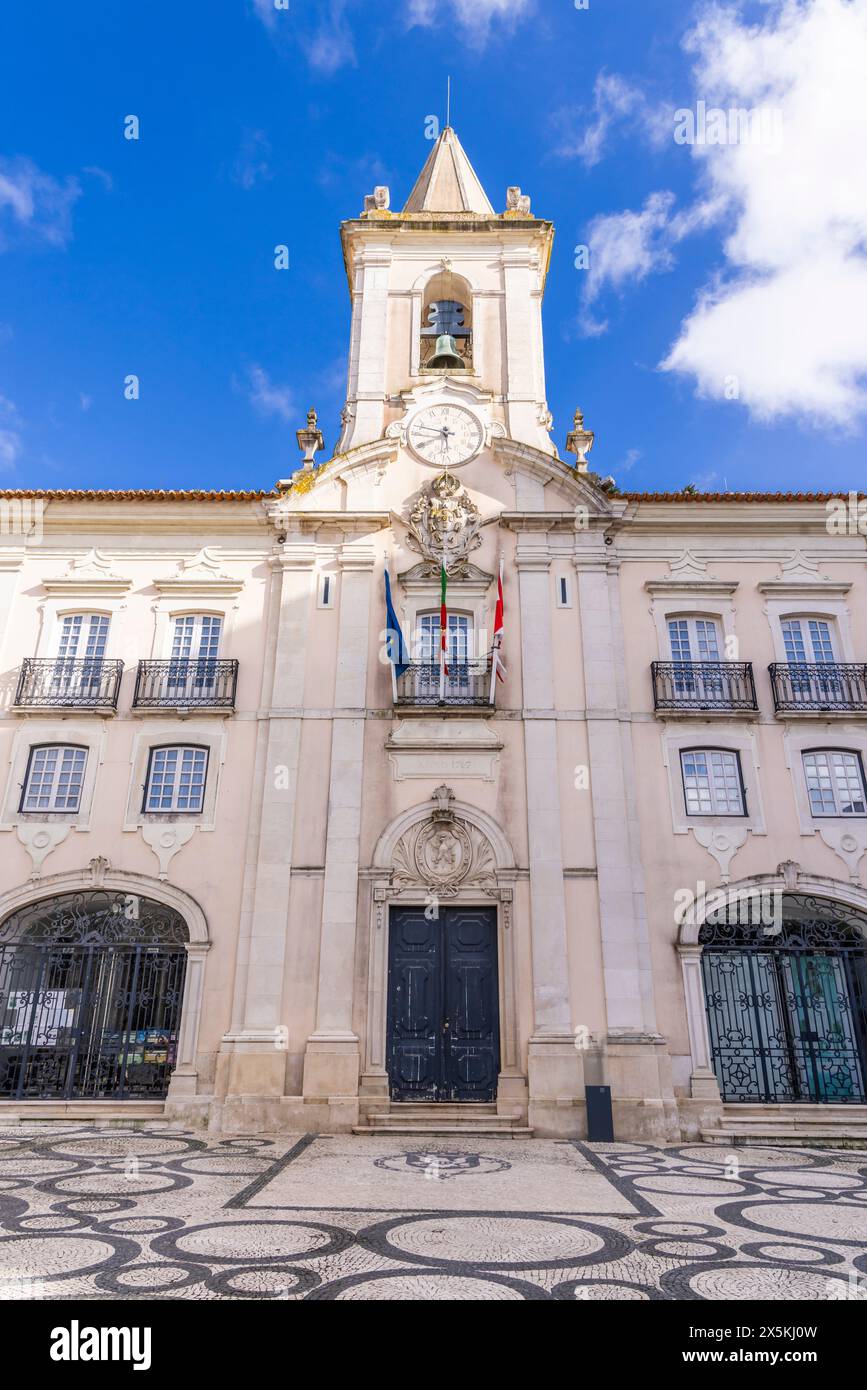 Portugal, Aveiro. Le bâtiment du conseil de district. Banque D'Images