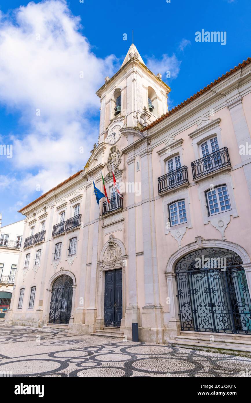 Portugal, Aveiro. Le bâtiment du conseil de district. Banque D'Images
