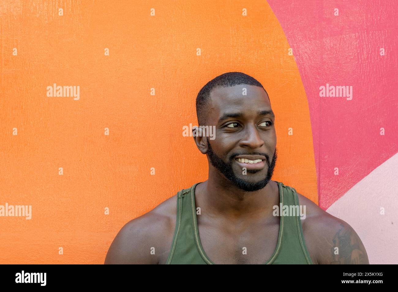 Portrait of mid adult man Banque D'Images