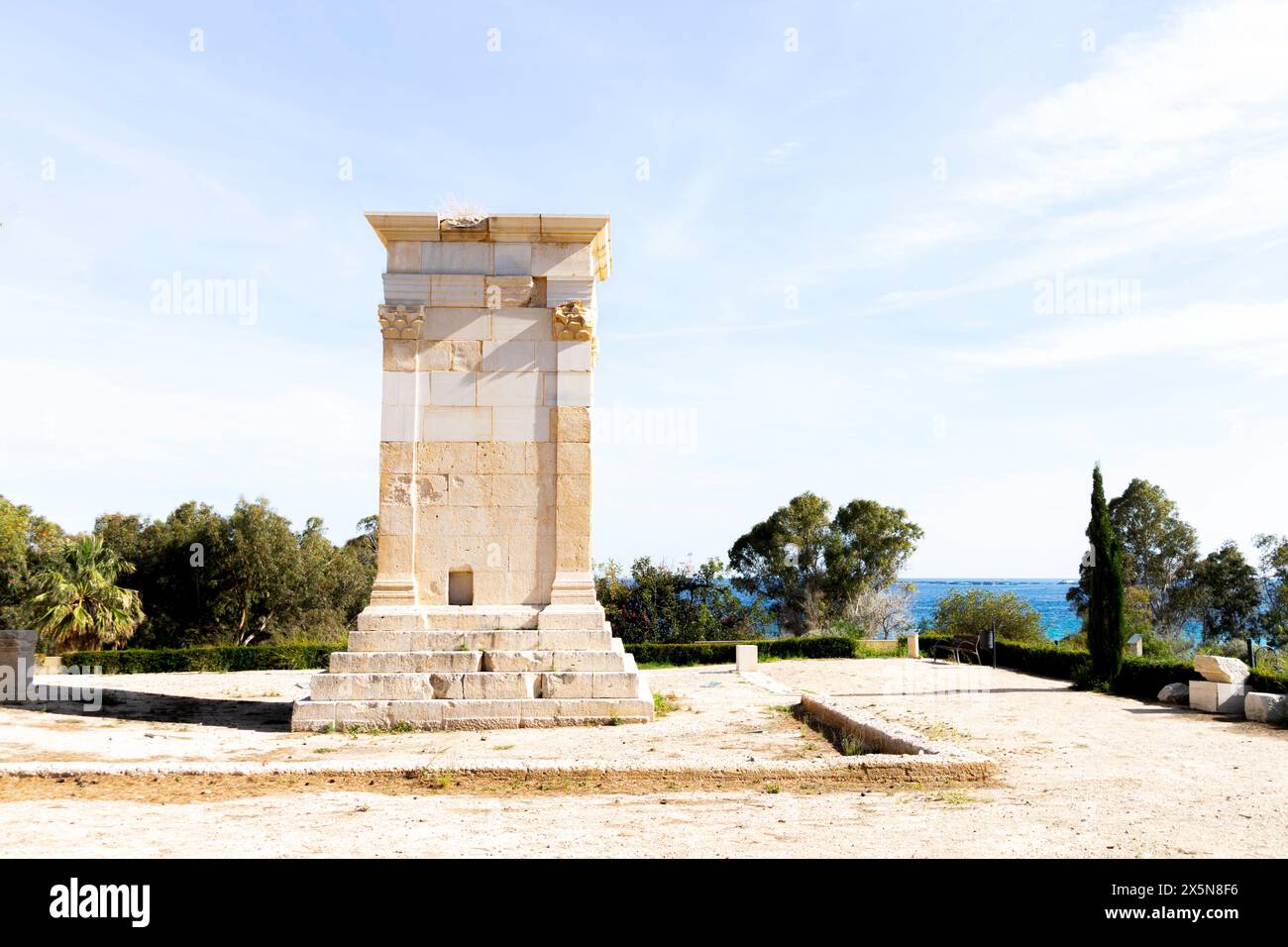 Villajoyosa, Espagne. Monument funéraire romain - Tour de Sant Josep, Torre de Sant Josep Banque D'Images