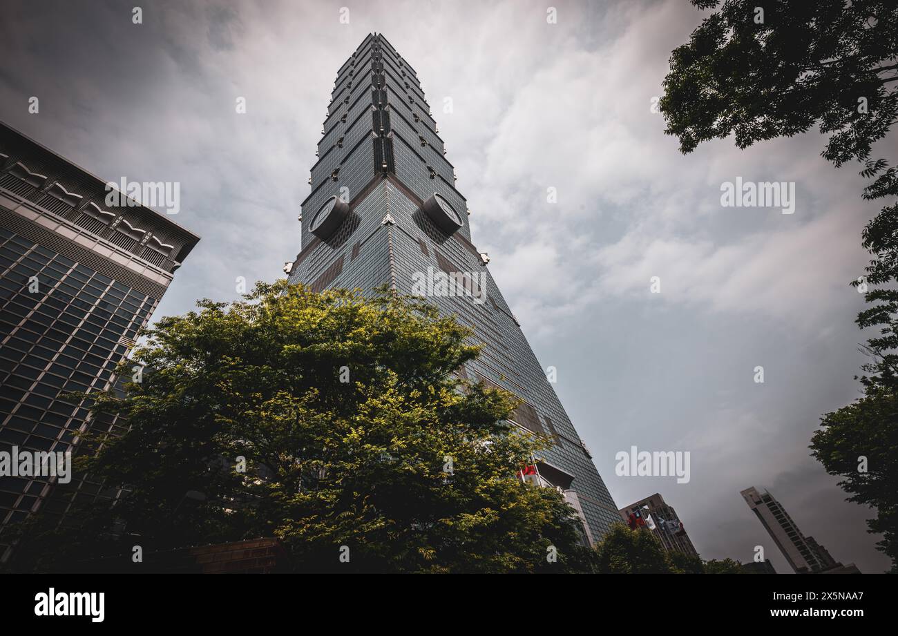 Bâtiment Taipei 101, World Financial Center, Taipei, Taiwan Banque D'Images