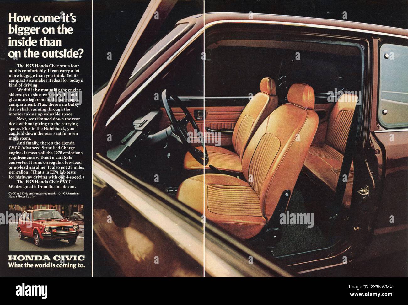Vintage 'Playboy' magazine avril 1975 annonce, États-Unis Banque D'Images