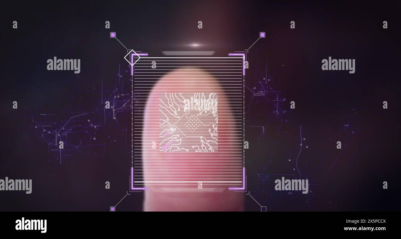 Image du code qr sur les formes Banque D'Images