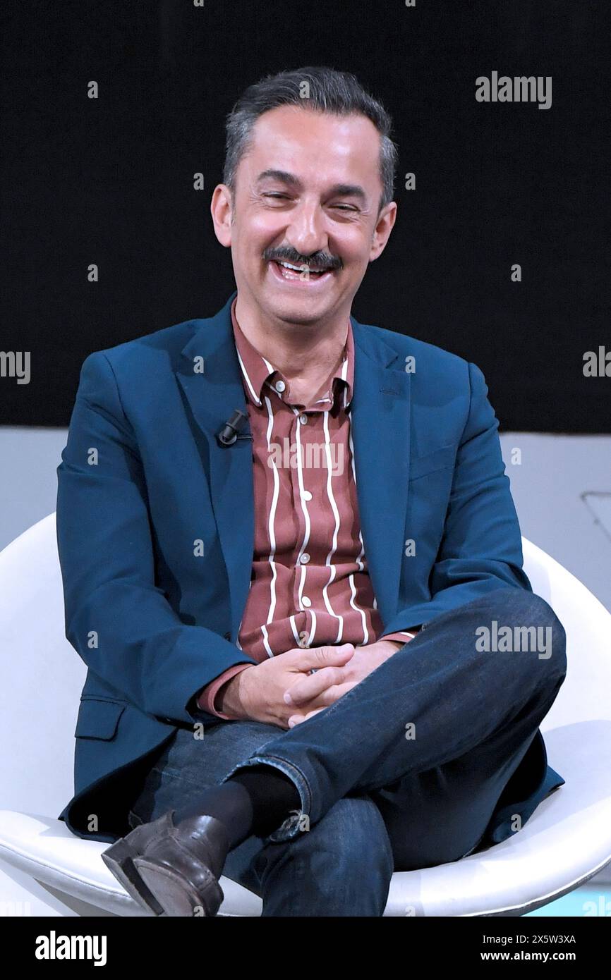 Milan, Italie. 10 mai 2024. Milan, émission TV 'TV Talk' - Nicola Savino crédit : Agence photo indépendante/Alamy Live News Banque D'Images