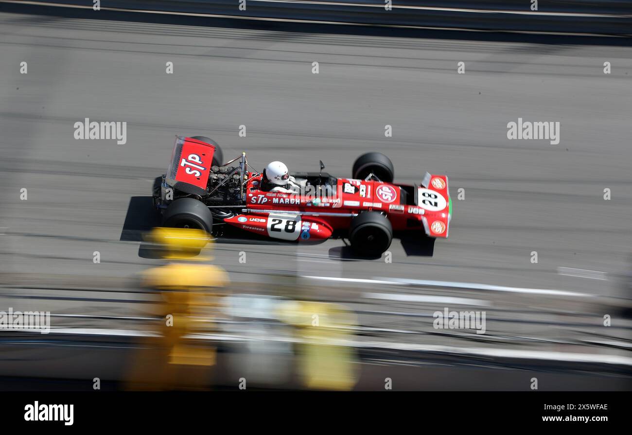 © PHOTOPQR/NICE MATIN/Jean François Ottonello ; Monaco ; 11/05/2024 ; 13e Grand Prix historique de Monaco - qualifications - Serie d - 28 MARS 701 Grand Prix historique à Monaco le 11 mai 2024. Crédit : MAXPPP/Alamy Live News Banque D'Images