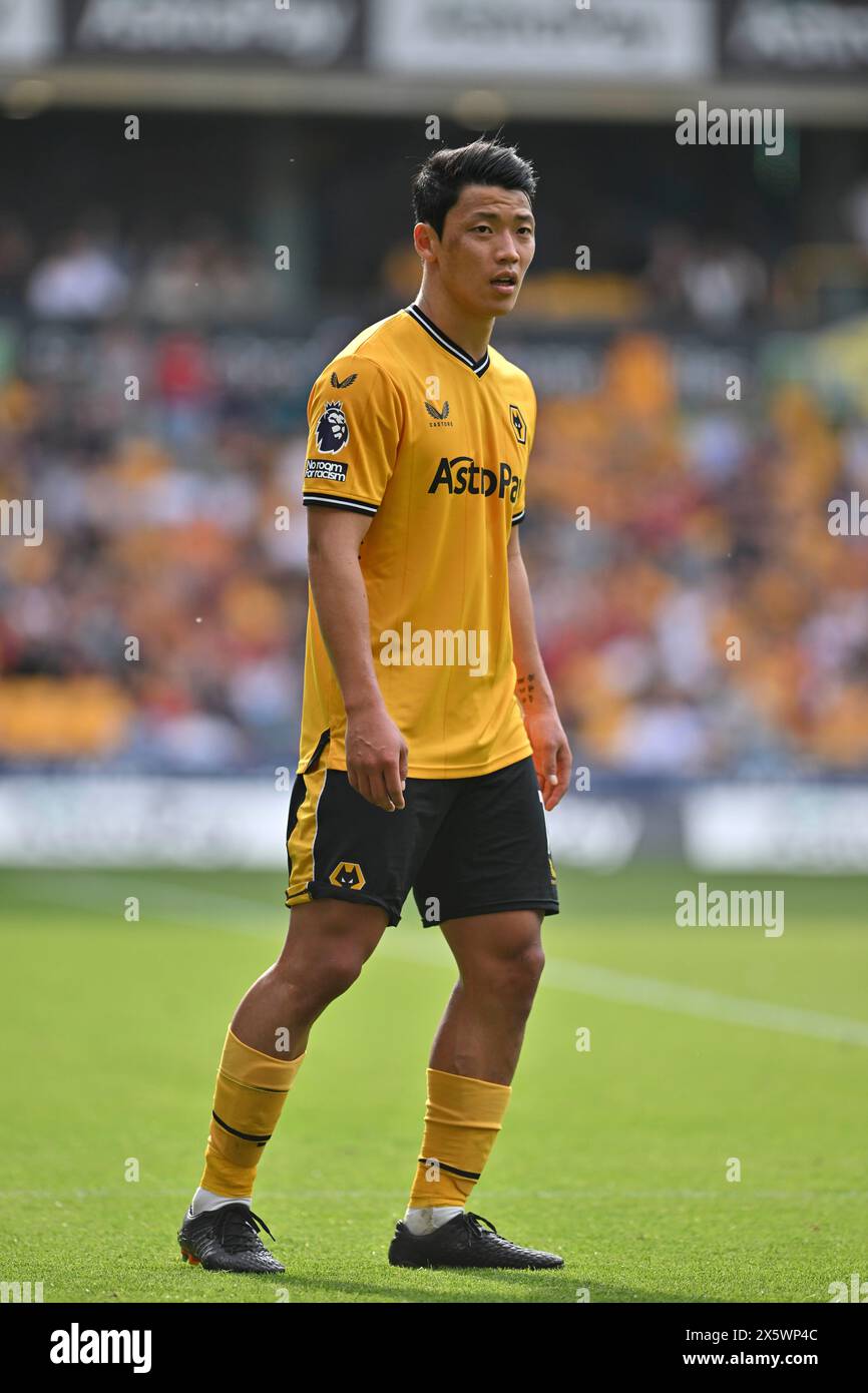 Molineux Stadium, Wolverhampton, West Midlands, Angleterre. 11 mai 2024 ; stade Molineux, Wolverhampton, West Midlands, Angleterre; premier League Football, Wolverhampton Wanderers versus Crystal Palace ; Hwang Hee-chan of Wolves Credit : action plus Sports images/Alamy Live News Banque D'Images