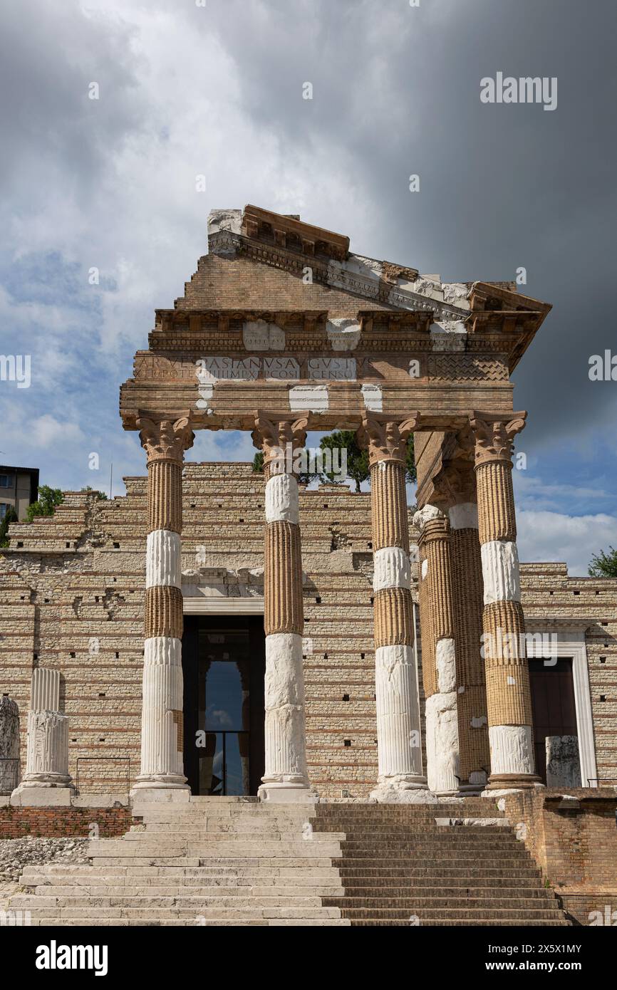 Parc archéologique BRIXIA 1., Brescia, Italie Banque D'Images