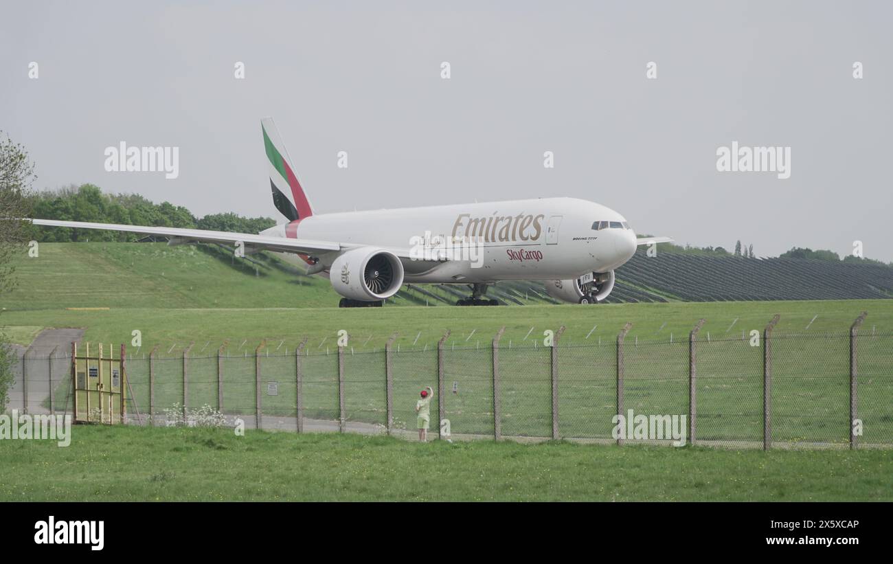 Emirates ShyCargo Boeing 777 Banque D'Images