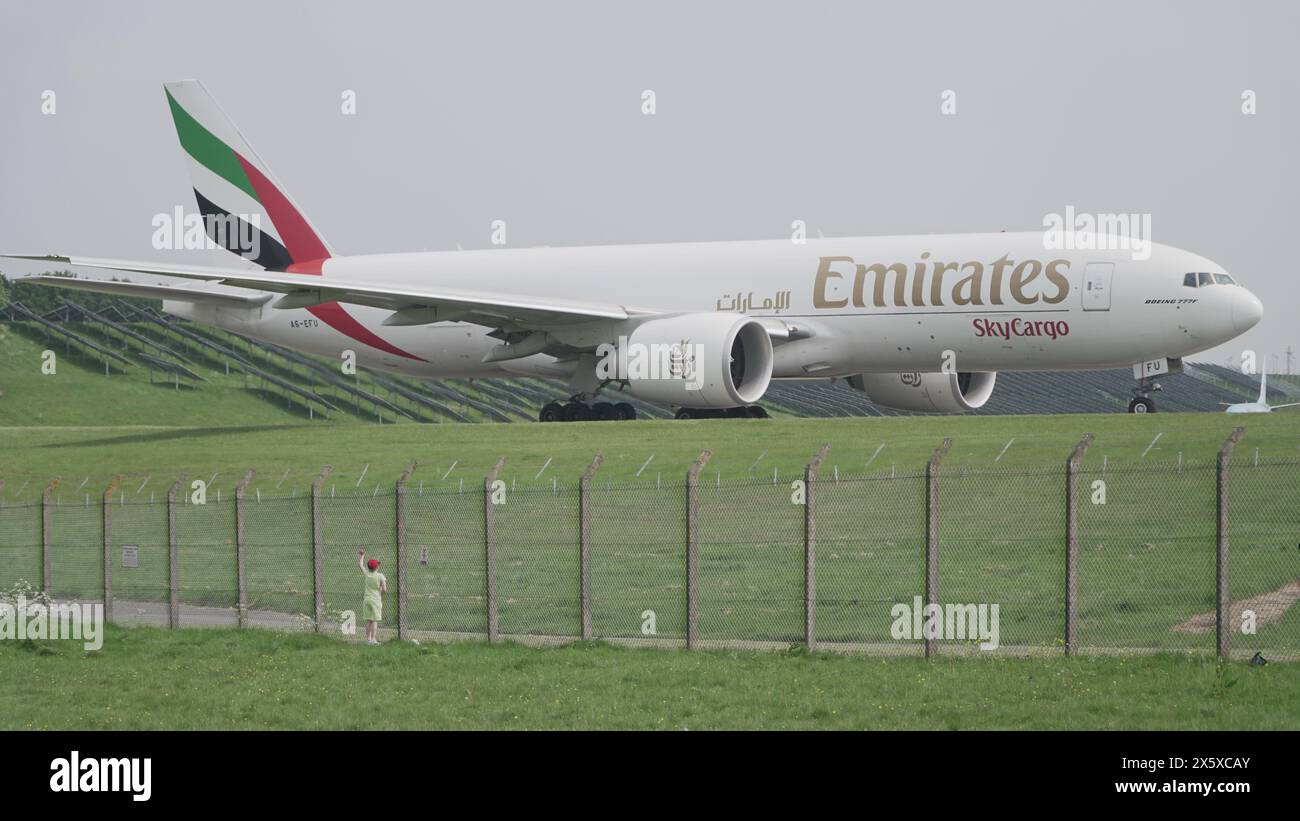 Emirates ShyCargo Boeing 777 Banque D'Images