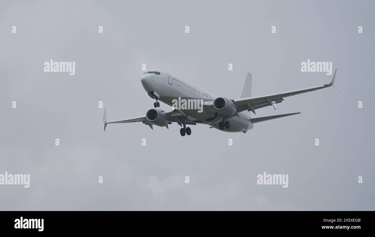 Fly4 Airlines Boeing 737-8 Banque D'Images