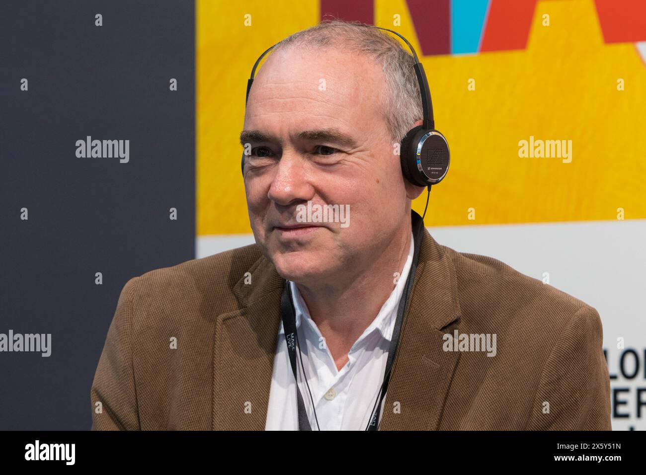 Turin, Italie. 9 mai 2024. L'auteur français Christophe Boltanski est invité de la Foire du livre de Turin 2024 Banque D'Images