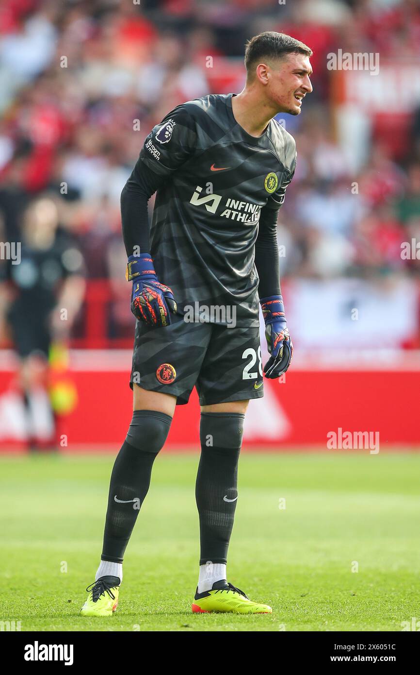 Djordje Petrović de Chelsea lors du match de premier League Nottingham Forest vs Chelsea au City Ground, Nottingham, Royaume-Uni, 11 mai 2024 (photo de Gareth Evans/News images) Banque D'Images