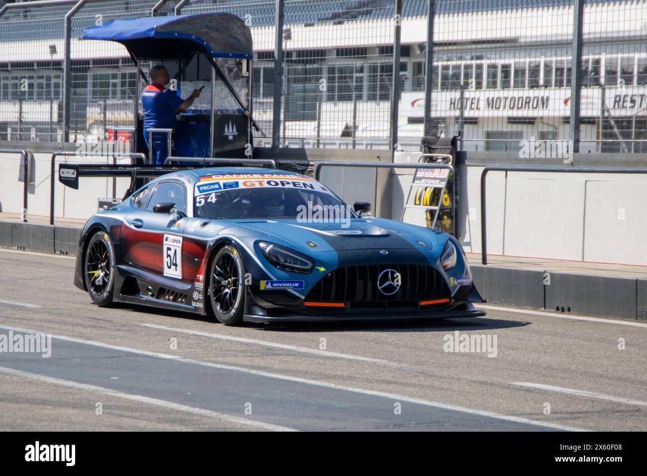 10. Mai 2024, Hockenheimring (Deutschland) : Freies Training der International GT Open Banque D'Images