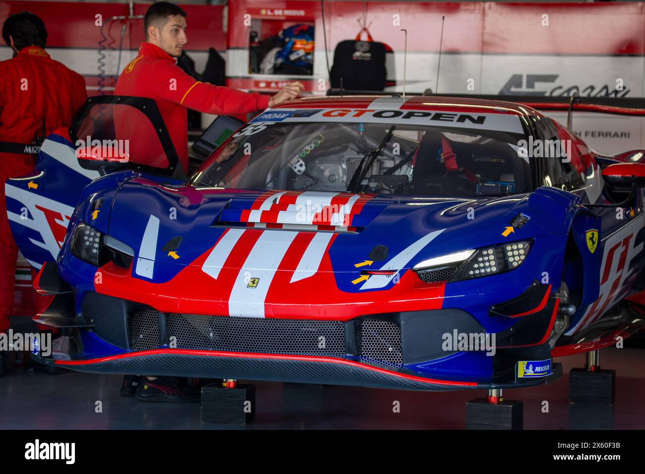 10. Mai 2024, Hockenheimring (Deutschland) : Freies Training der International GT Open Banque D'Images