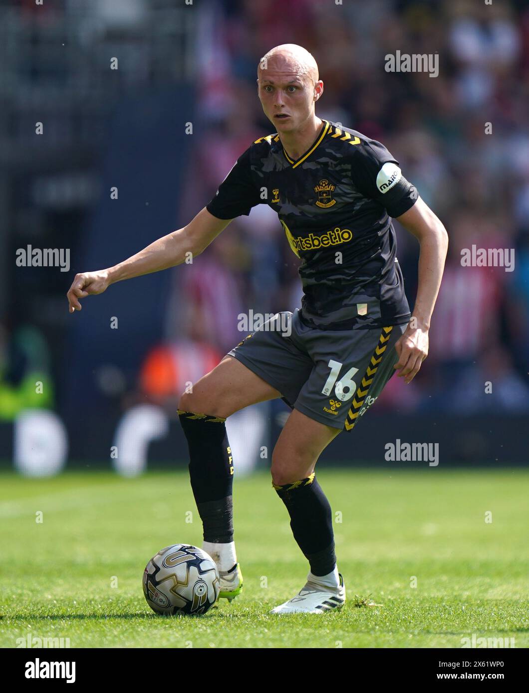 Will Smallbone de Southampton lors du match de match de première manche, demi-finale, du Sky Bet Championship aux Hawthorns, West Bromwich. Date de la photo : dimanche 12 mai 2024. Banque D'Images