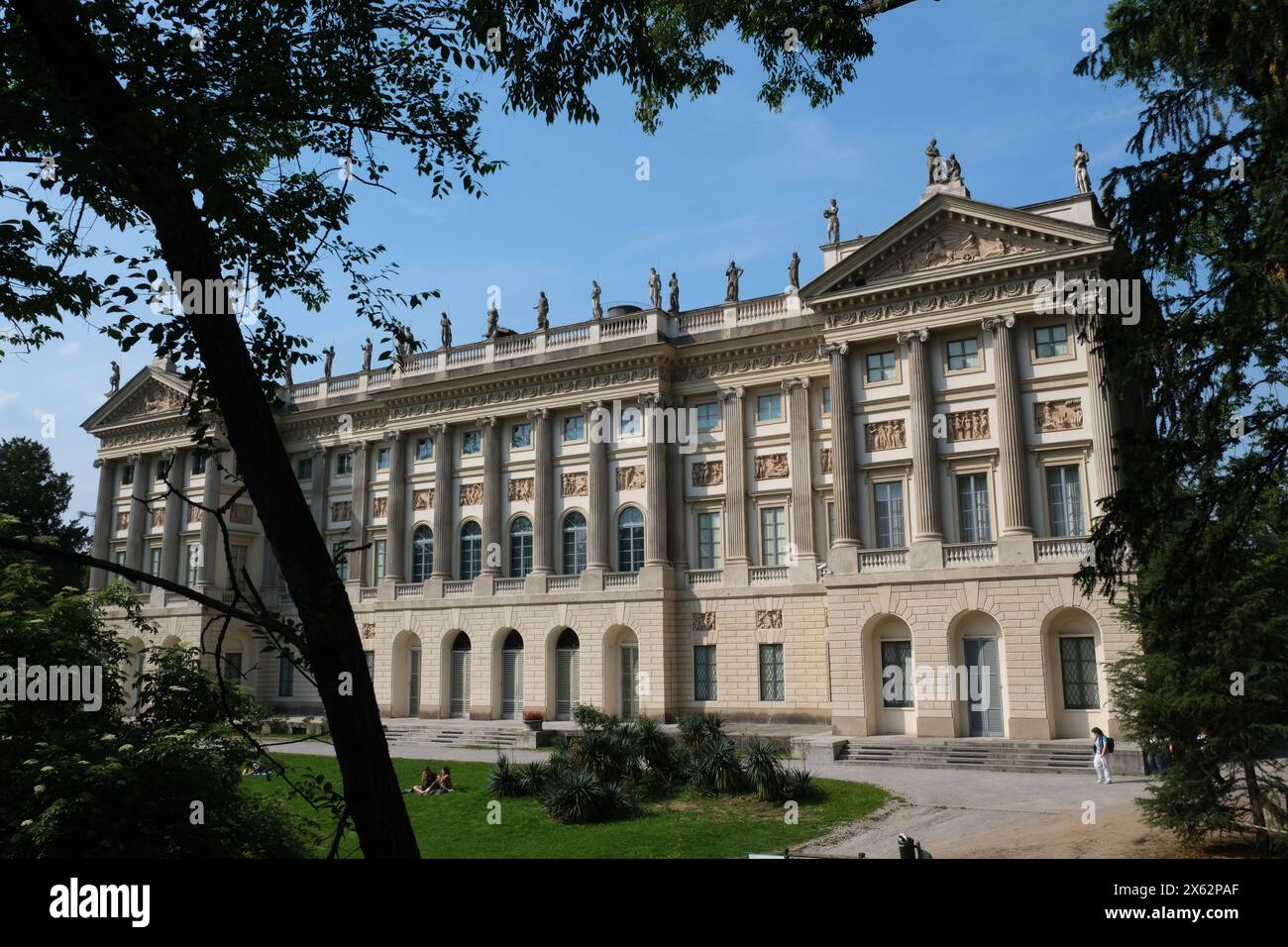 La Villa Reale demeure de la Galleria d'Arte Moderna, Milan, Italie Banque D'Images