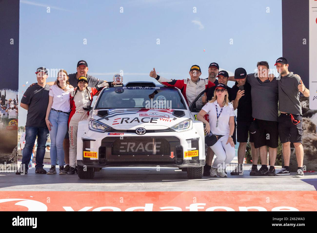RAOUX Jean-Michel, TOYOTA GR Yaris RC2 Rally2, portrait lors du Rallye de, Portugal. , . WRC World Rally car Championship, du 9 au 12 mai 2024 à Matoshinhos, Portugal - photo Nikos Katikis/DPPI crédit : DPPI Media/Alamy Live News Banque D'Images