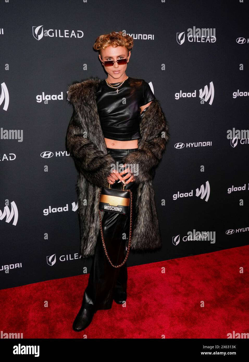 New York, États-Unis. 11 mai 2024. 5/11/24, New York, New York, États-Unis Matt Sarafa sur le tapis rouge lors de la 35e édition des GLAAD Media Awards, qui s'est tenue au New York Hilton Midtown à New York City, New York, États-Unis, samedi 11 mai 2024. Crédit : Jennifer Graylock/Alamy Live News Banque D'Images