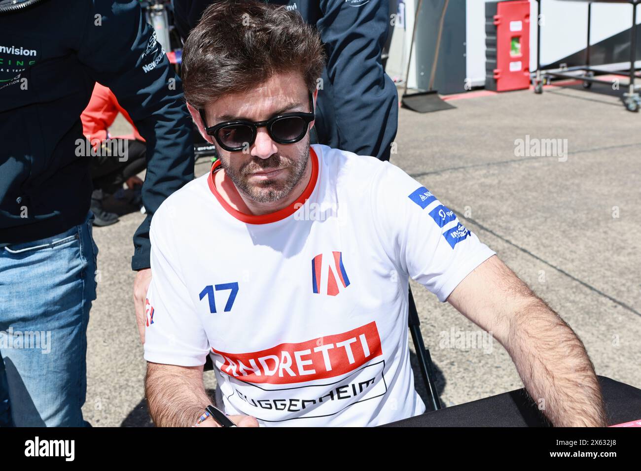 Allemagne, Berlin, le 12 mai 2024.Norman NATO à la Pit Lane avant la course de la 10e manche du Championnat ABB FIA de formule E 2023/24. Le Berlin E-Prix 2024 sera à Berlin les 11 et 12 mai 2024 avec une double course pour la dixième fois. La série de courses électriques 2023/2024 aura lieu à l'ancien aéroport de Tempelhof. Crédit : Sven Struck/Alamy Live News Banque D'Images