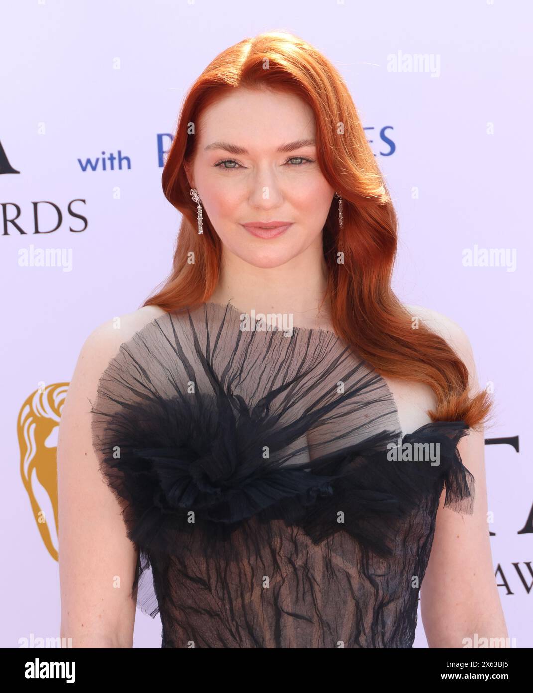 Eleanor Tomlinson, BAFTA Television Awards avec P&O Cruises, Royal Festival Hall, Londres, Royaume-Uni, 12 mai 2024, photo de Richard Goldschmidt Banque D'Images