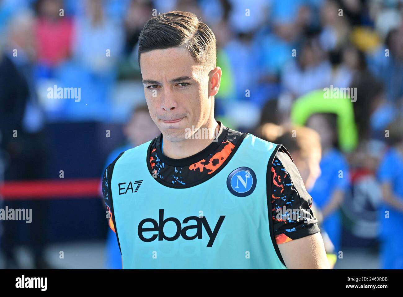 Naples, Italie. 11 mai 2024. Italie, 29 mars 2024 : Giacomo Raspadori pendant le championnat italien Serie A 2023-2024 match de football entre Naples et Bologne au stade Diego Armando Maradona, Italie (Felice de Martino/ SPP) crédit : SPP Sport Press photo. /Alamy Live News Banque D'Images