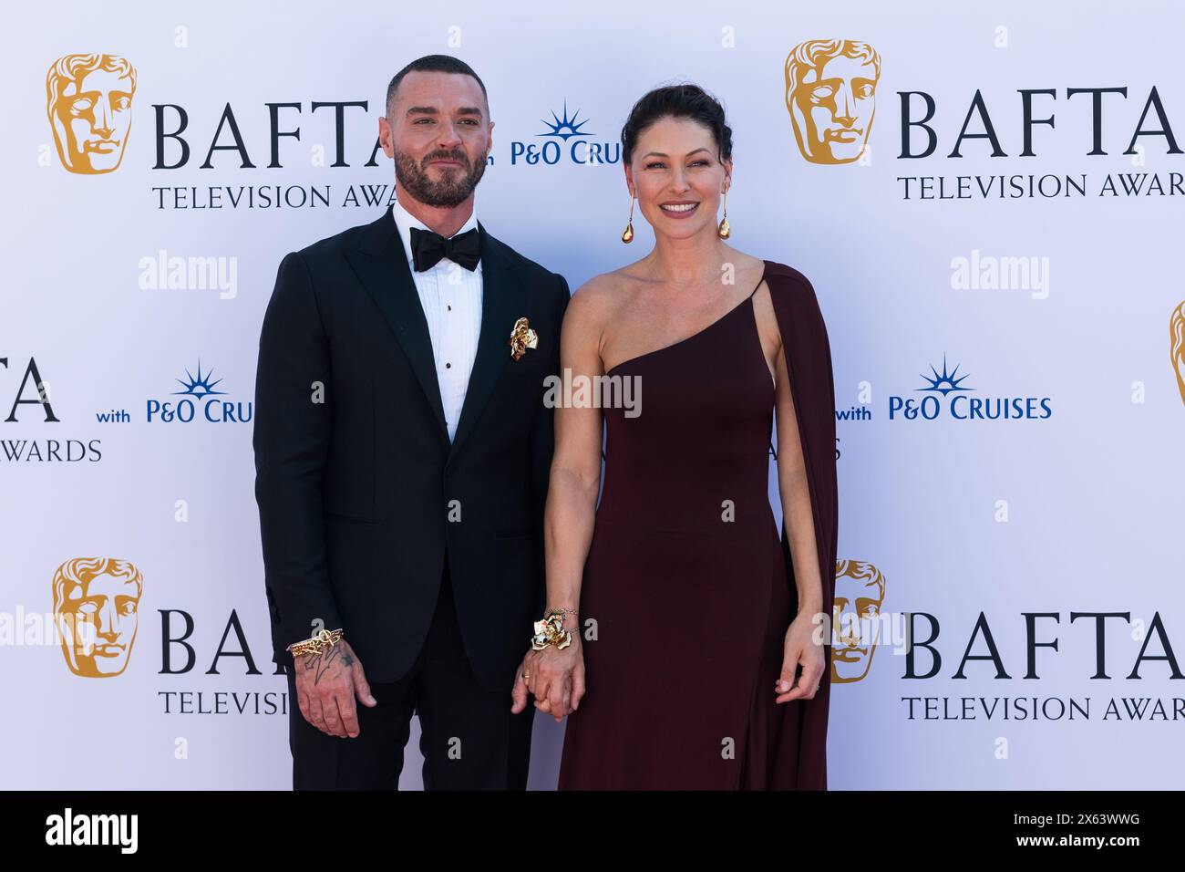 Londres, Royaume-Uni. 12 mai 2024. LONDRES, ROYAUME-UNI - 12 MAI 2024 : Emma Willis et Matt Willis assistent aux BAFTA Television Awards avec P&O Cruises au Royal Festival Hall de Londres, Royaume-Uni, le 12 mai 2024. (Photo de Wiktor Szymanowicz/NurPhoto) crédit : NurPhoto SRL/Alamy Live News Banque D'Images