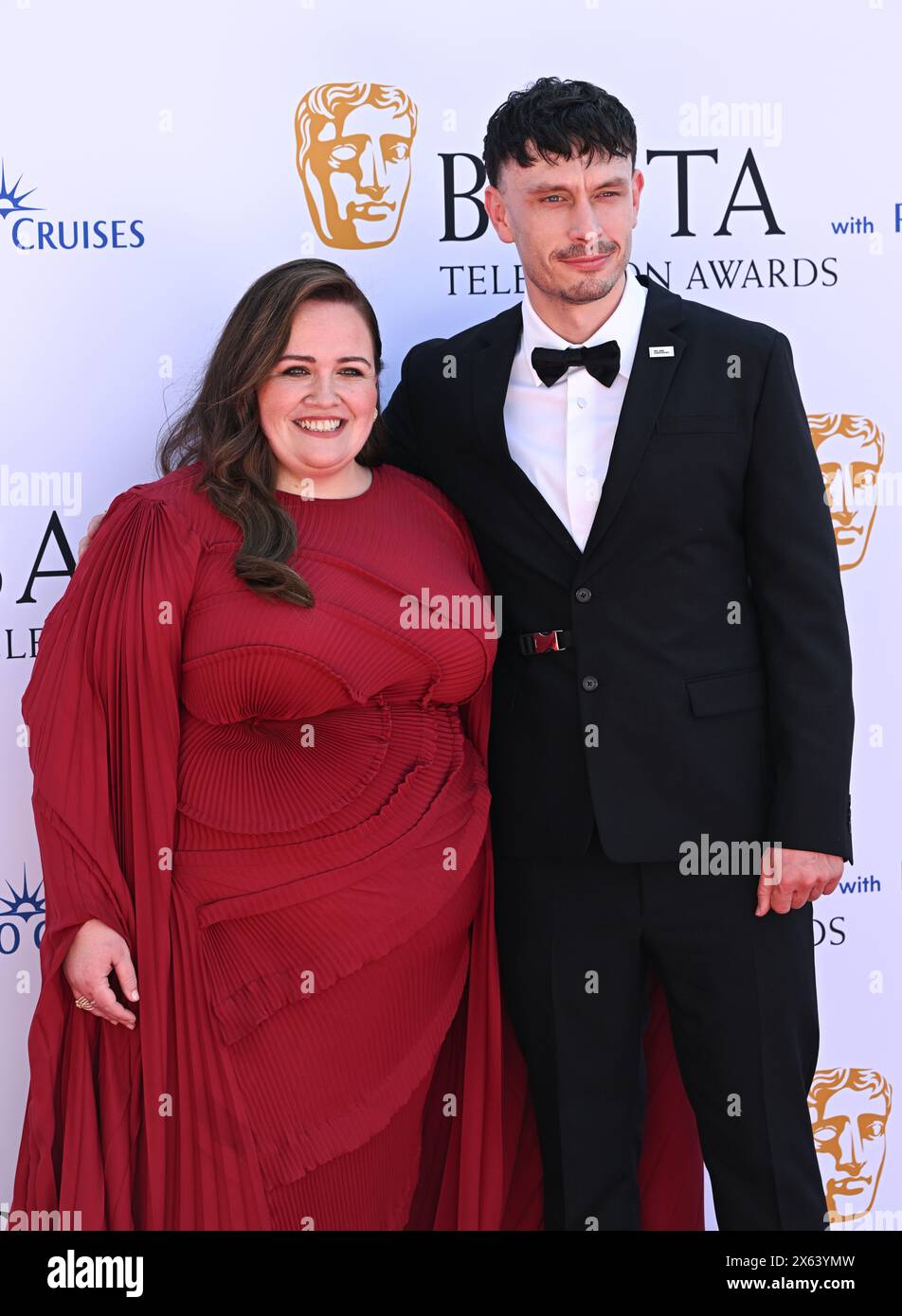 Londres, Royaume-Uni. 12 mai 2024. Jessica Gunning et Richard Gadd arrivant aux BAFTA Television Awards 2024, Royal Festival Hall. Crédit : Doug Peters/EMPICS/Alamy Live News Banque D'Images