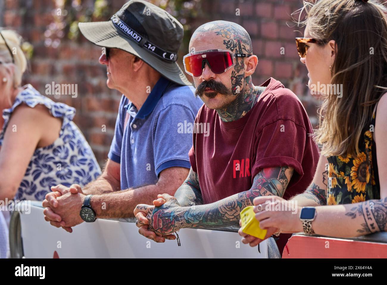 ROYAUME-UNI. 12 mai 2024. Rapha Lincoln Grand Prix Race 12 mai 2024 1. Matthieu Holmes 3:51:44 2. Adam Lewis (Team Skyline) 4 3. Matthew King (XSpeed United Continental) 9 crédit : Phil Crow/Alamy Live News Banque D'Images