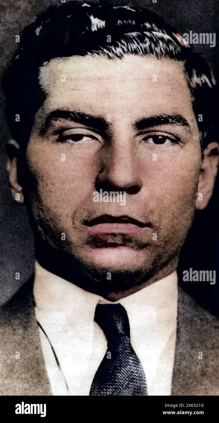 Luciano, Salvatore 'Lucky', 11.11.1986 - 30.1,1962, gangster américain, portrait, 1930S, AUTORISATION-DROITS-SUPPLÉMENTAIRE-INFO-NON-DISPONIBLE Banque D'Images