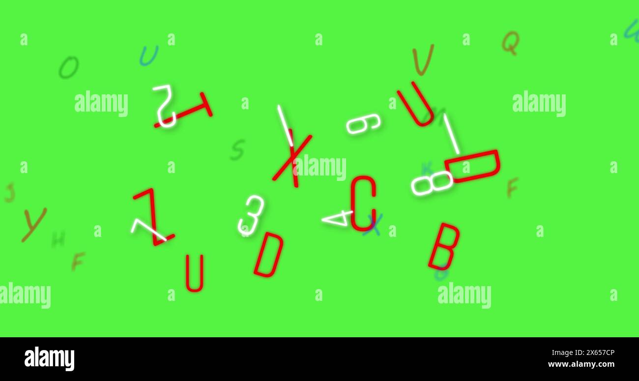 Image de texte avec globe et réseau de connexions Banque D'Images